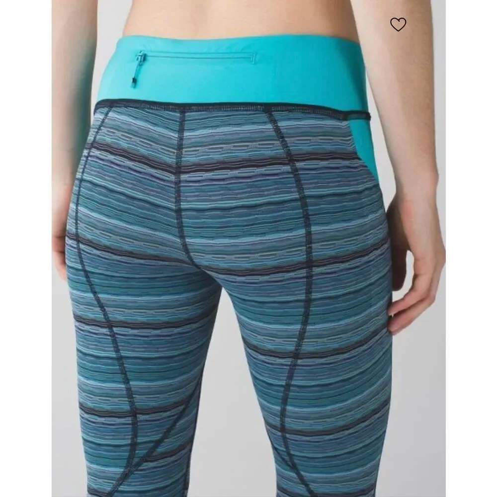 Lululemon Pace Tevival Crops NWOT